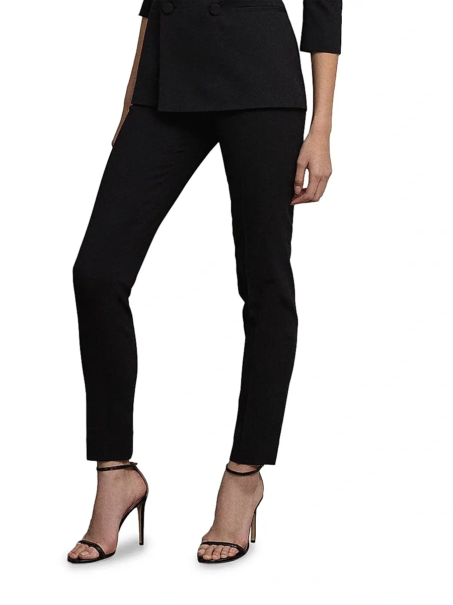 Ralph Lauren Collection Women's Annie Stretch Wool Pants | Thumbnail 5 Ralph Lauren Collection Women's Annie Stretch Wool Pants | Thumbnail 5