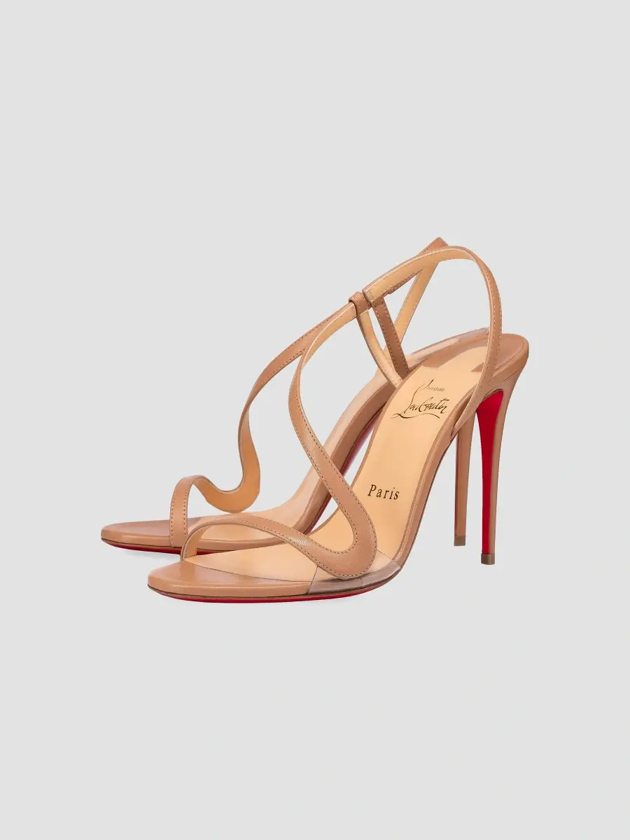 Christian Louboutin Women's Rosalie 100MM Leather Sandals | Thumbnail 2 Christian Louboutin Women's Rosalie 100MM Leather Sandals | Thumbnail 2