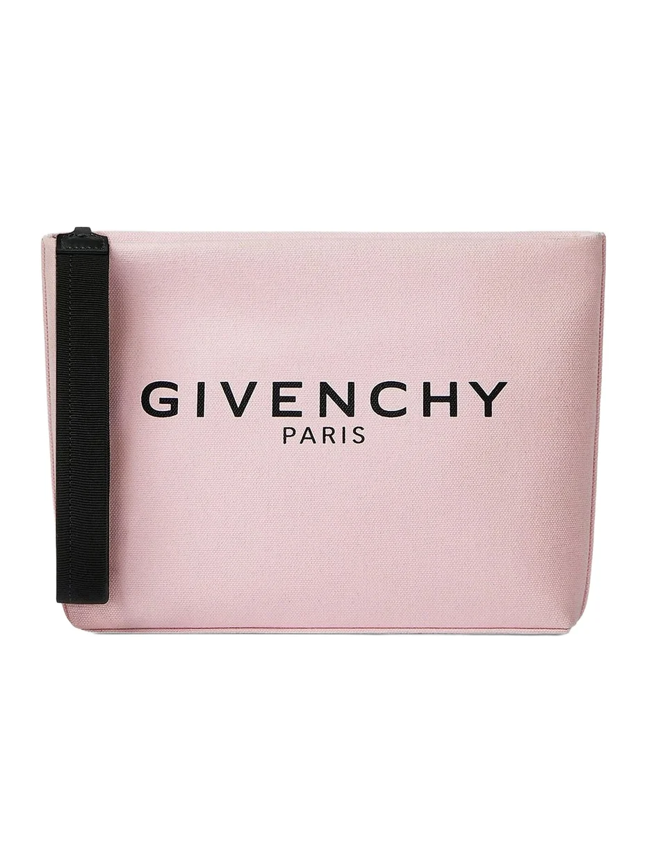 Givenchy Women's Pouch in Canvas - Light Pink