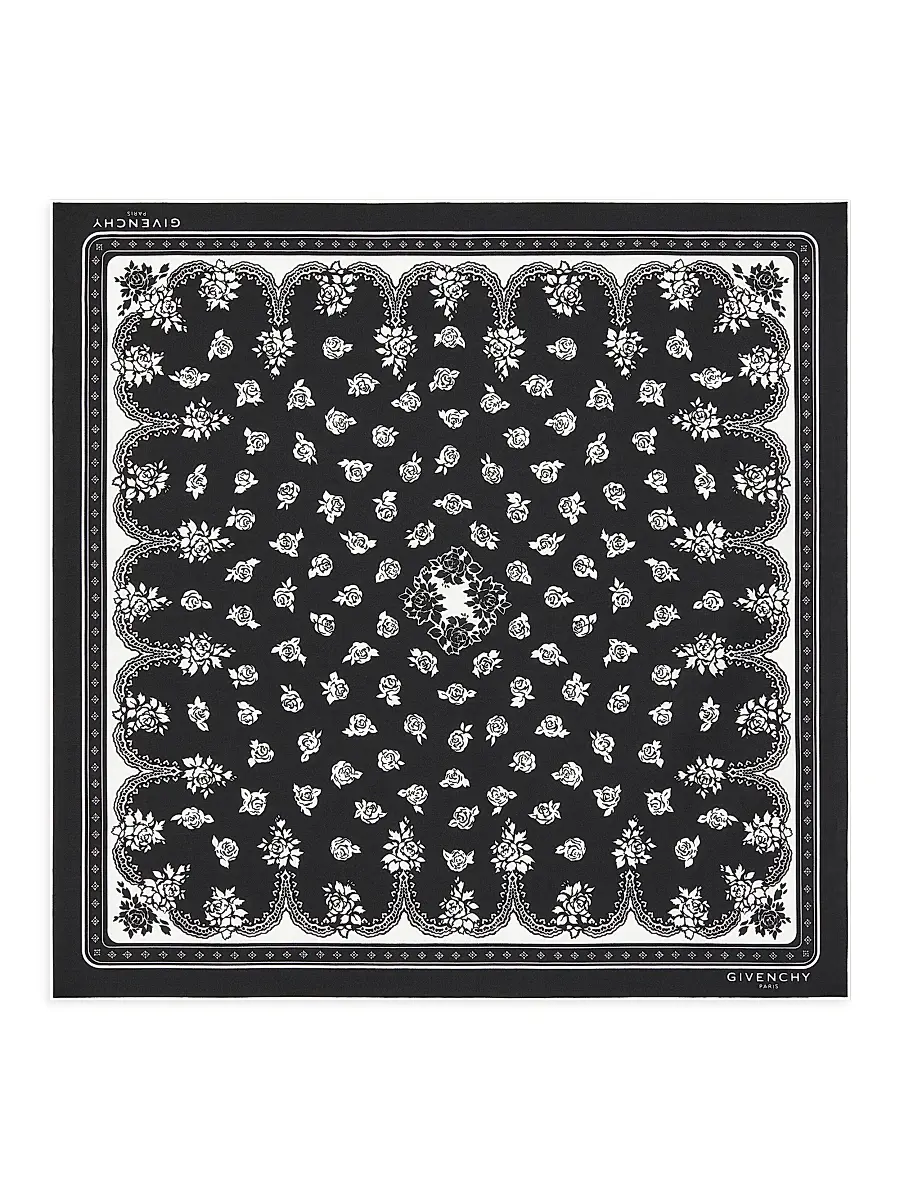 Givenchy Women's Bandana in Cotton and Silk | Image 1 Givenchy Women's Bandana in Cotton and Silk | Image 1