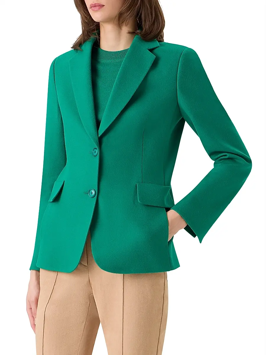 Akris Women's Daigon Cashmere Blazer | Thumbnail 4 Akris Women's Daigon Cashmere Blazer | Thumbnail 4