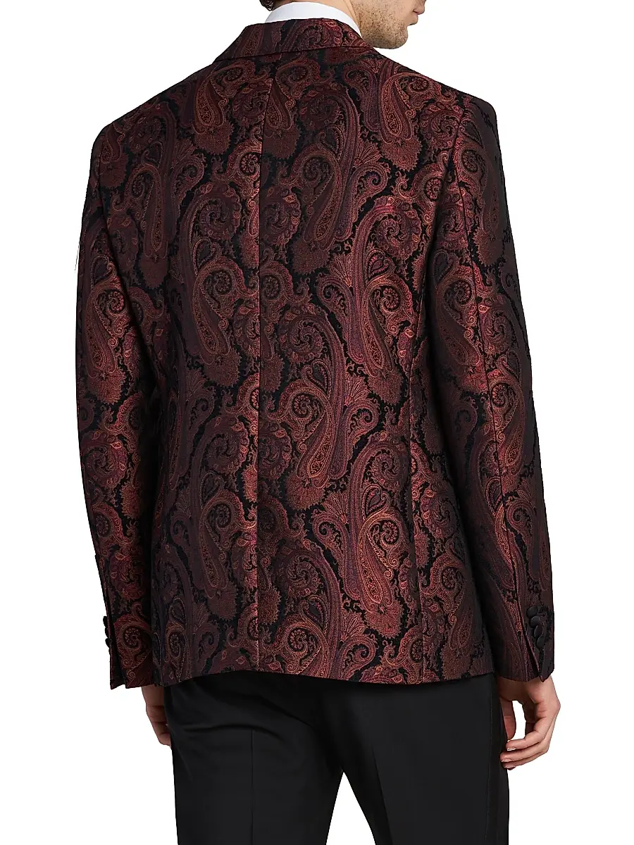 Etro Men's Milano Paisley Brocade Dinner Jacket | Thumbnail 5 Etro Men's Milano Paisley Brocade Dinner Jacket | Thumbnail 5