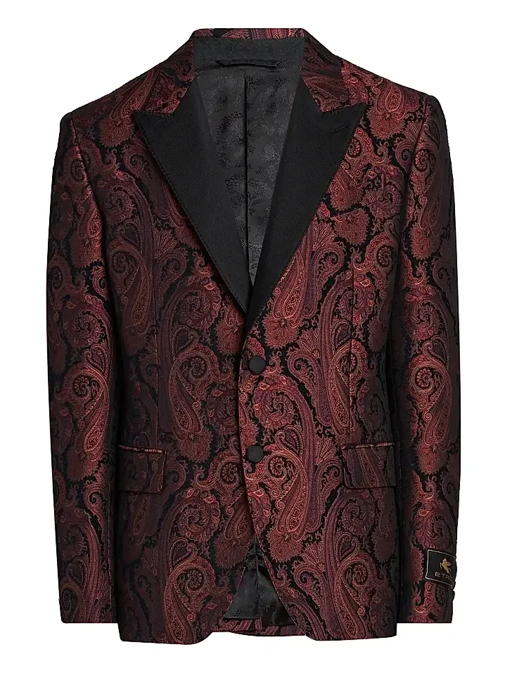 Men's Milano Paisley Brocade Dinner Jacket Men's Milano Paisley Brocade Dinner Jacket