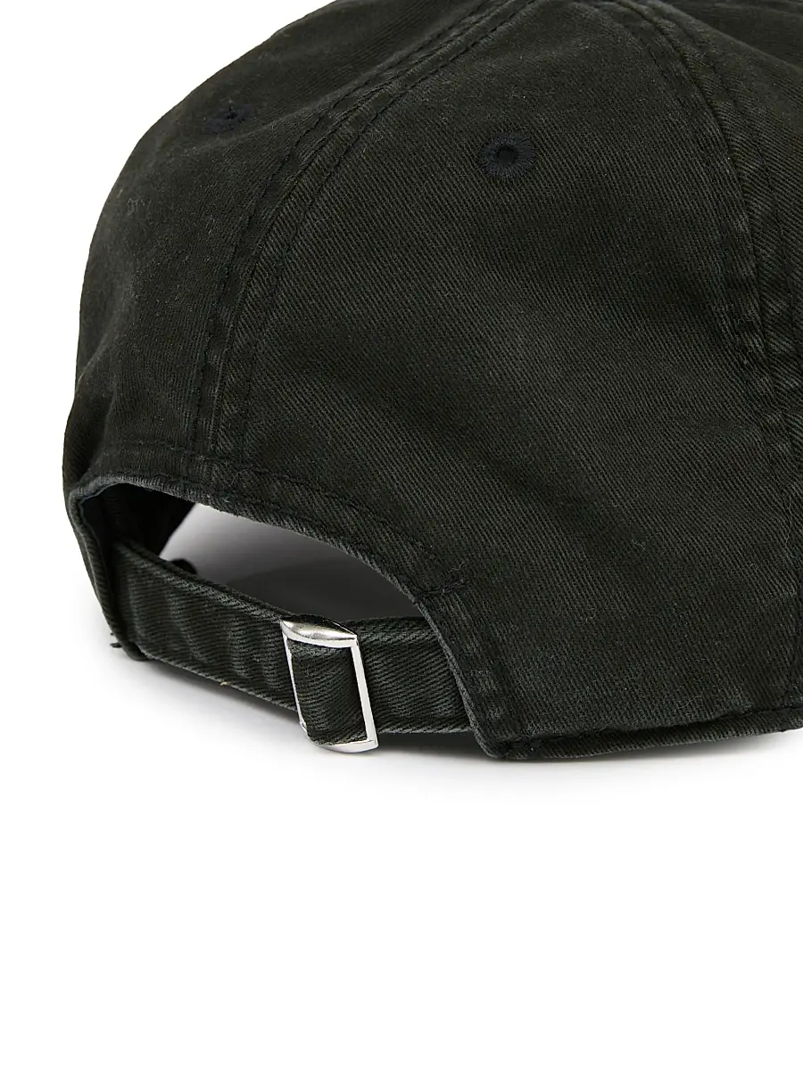 MM6 MAISON MARGIELA Men's Embroidered Cotton Canvas Baseball Cap | Thumbnail 3 MM6 MAISON MARGIELA Men's Embroidered Cotton Canvas Baseball Cap | Thumbnail 3