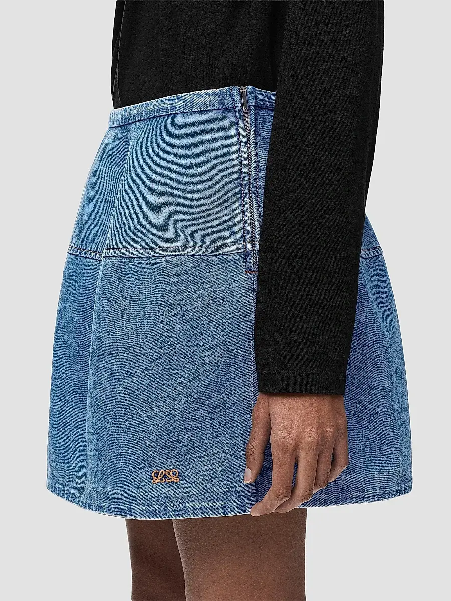 Loewe Women's Paneled Denim Mini Skirt | Thumbnail 5 Loewe Women's Paneled Denim Mini Skirt | Thumbnail 5