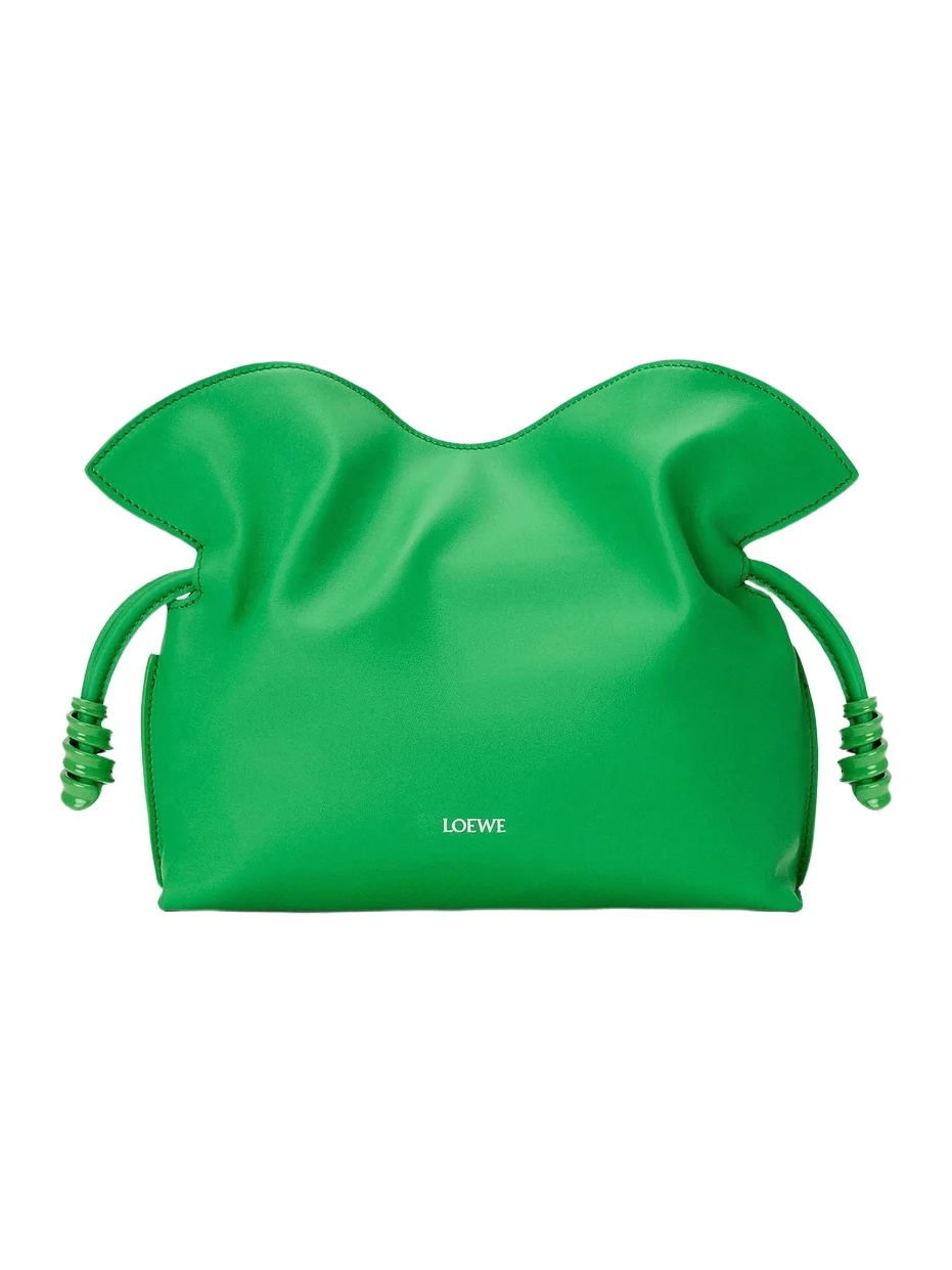Loewe Women's Flamenco Coil Leather Clutch Bag
