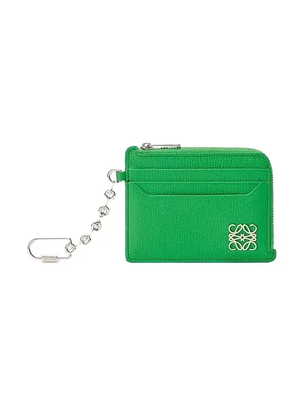 Women's Anagram Square Leather Coin Cardholder