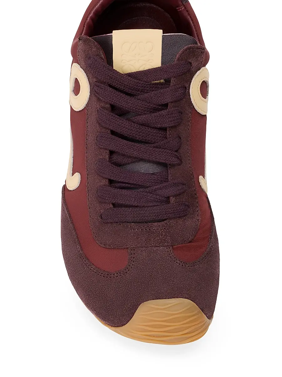Loewe Women's Ballet Runner 2.0 Leather Low-Top Sneakers | Thumbnail 4