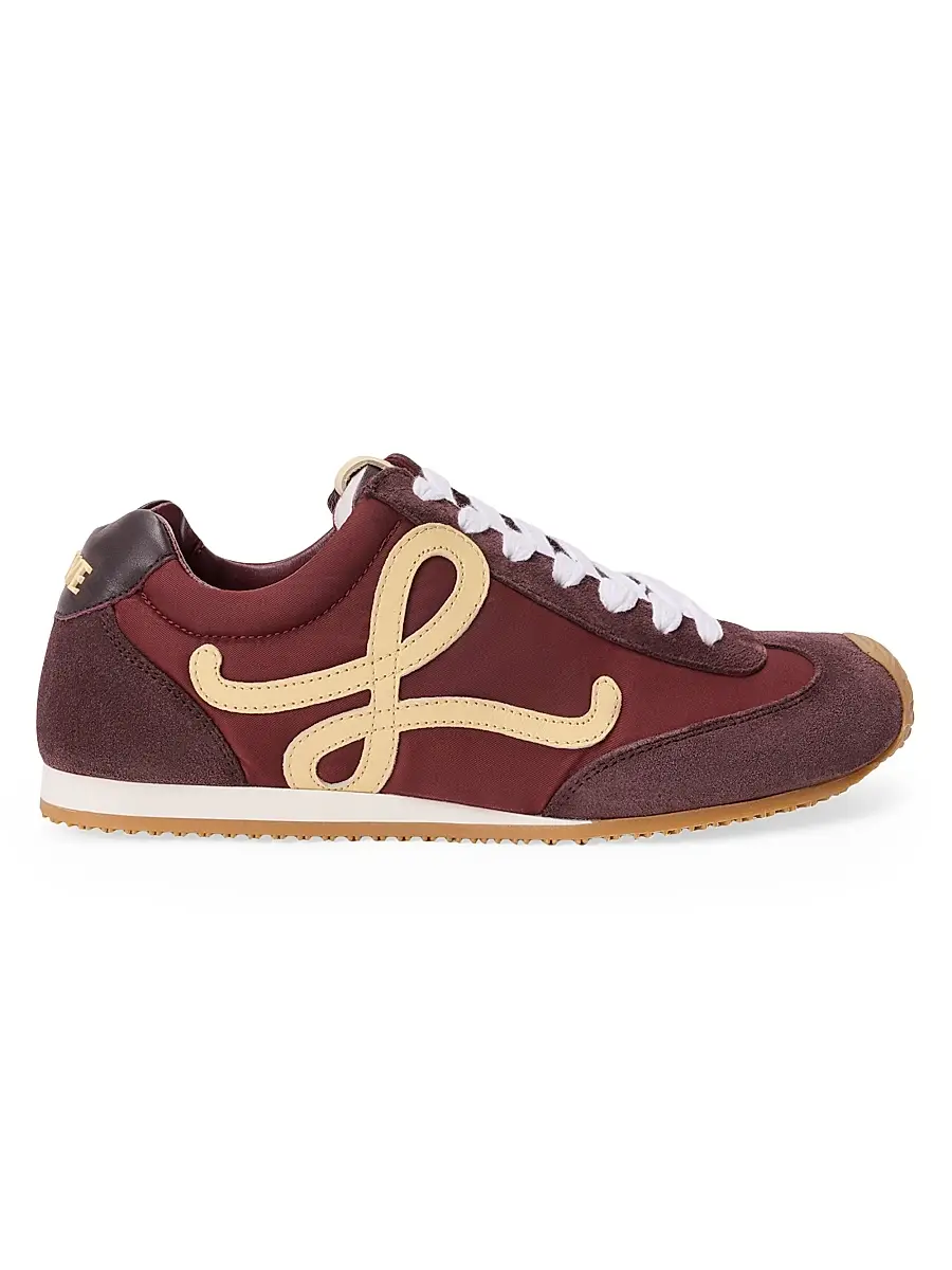 Loewe Women's Ballet Runner 2.0 Leather Low-Top Sneakers | Image 1 Loewe Women's Ballet Runner 2.0 Leather Low-Top Sneakers | Image 1