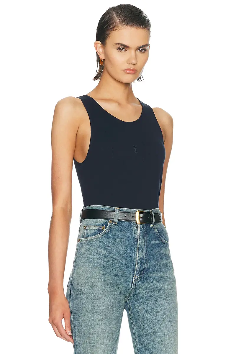 Saint Laurent Cassandre Tank Top | Thumbnail 2 Saint Laurent Cassandre Tank Top | Thumbnail 2