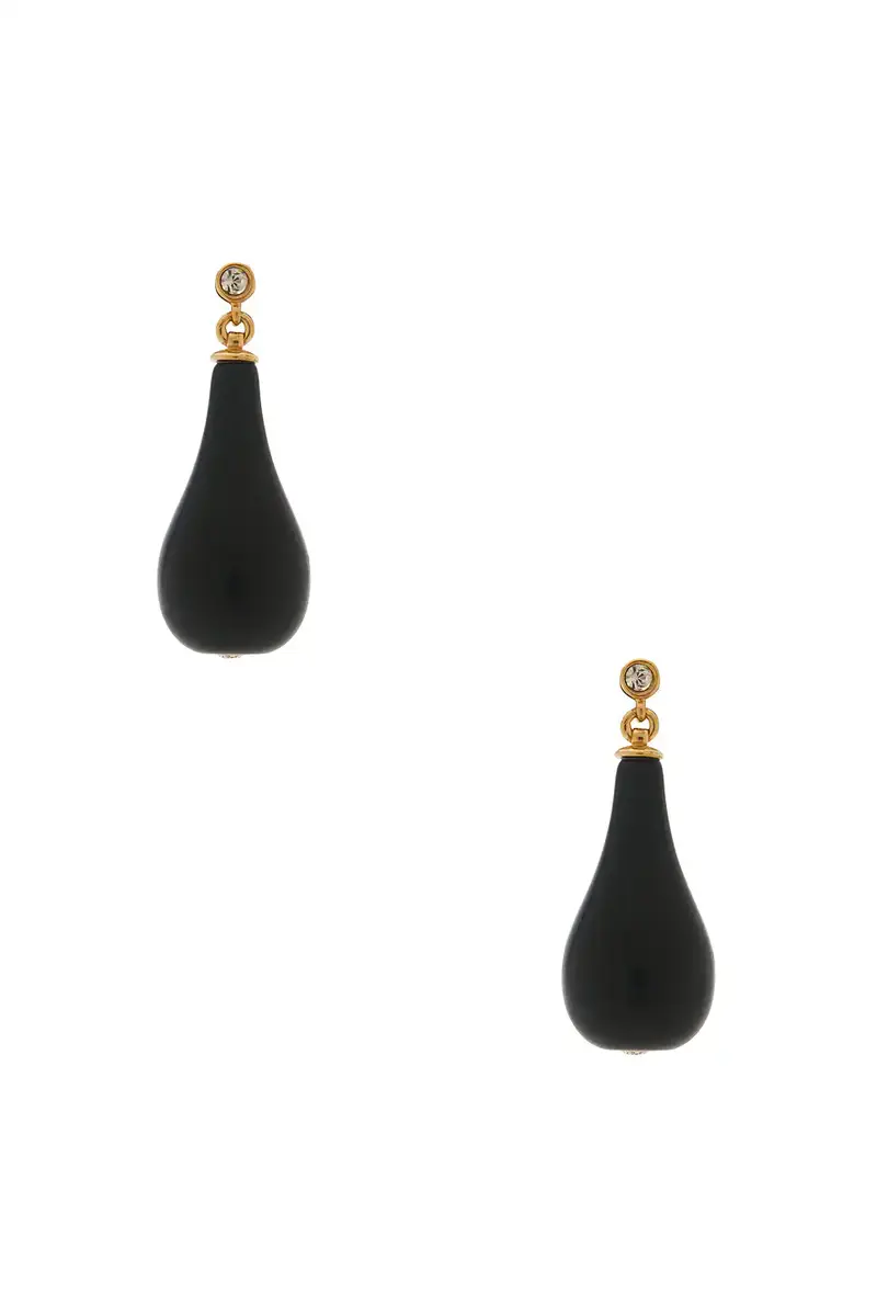 TOTEME Onyx Drop Earrings | Image 1 TOTEME Onyx Drop Earrings | Image 1