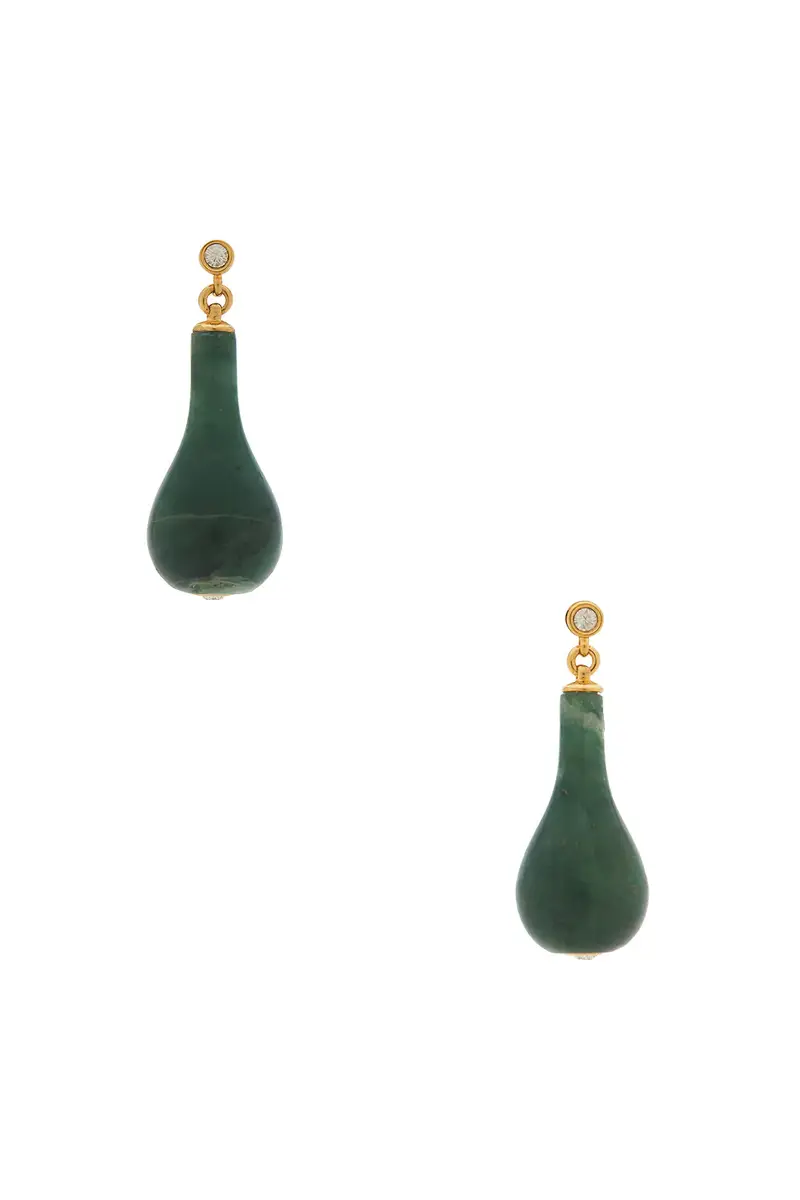 TOTEME Jade Drop Earrings | Image 1 TOTEME Jade Drop Earrings | Image 1