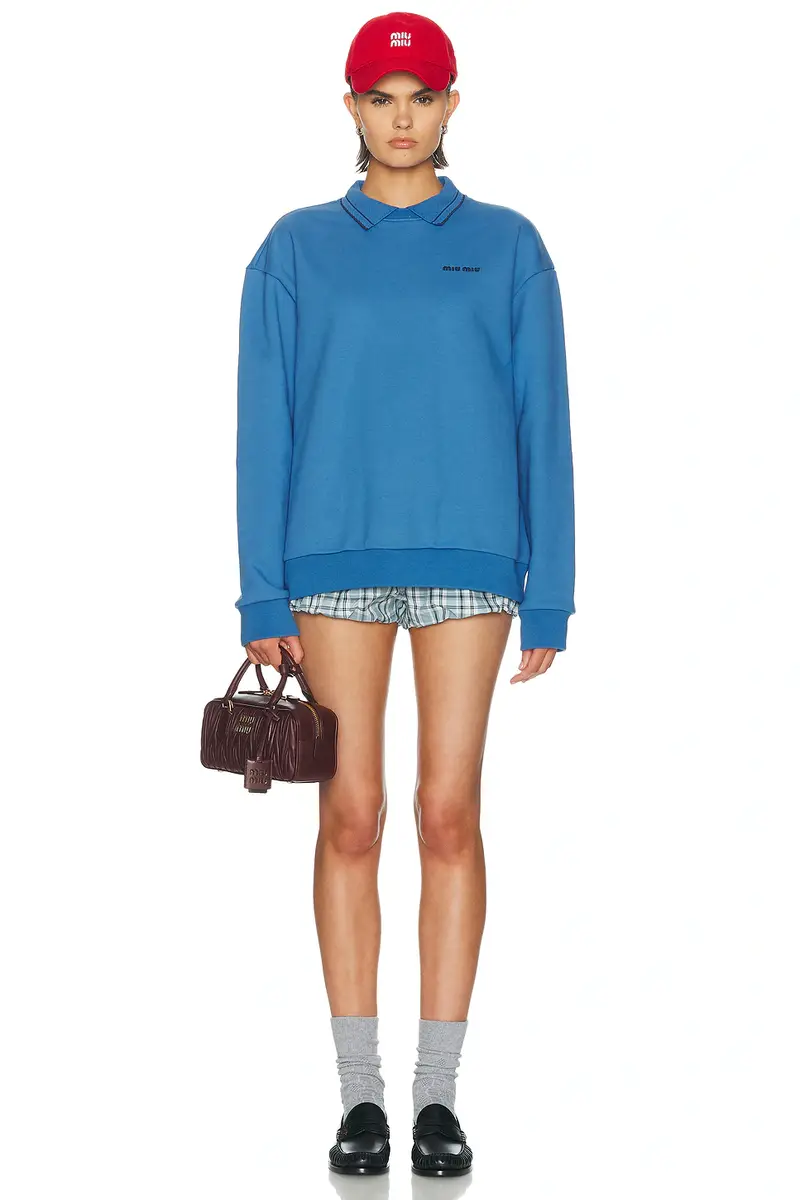 Miu Miu Felpa Top | Thumbnail 4 Miu Miu Felpa Top | Thumbnail 4
