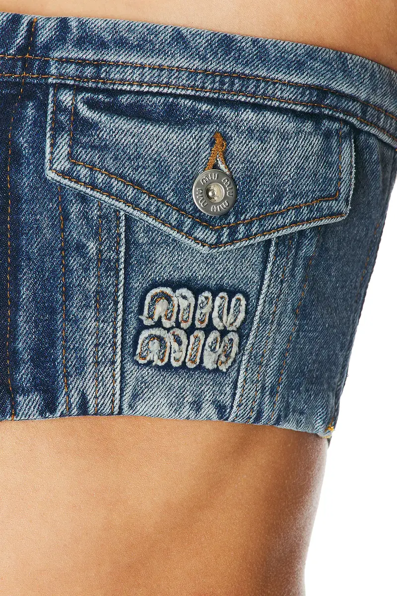 Miu Miu Denim Top | Thumbnail 5