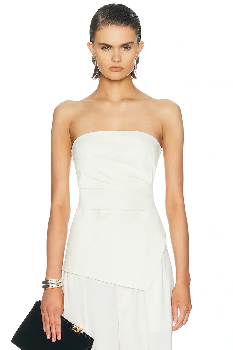 THE SEI Long Strapless Top | Image 1 THE SEI Long Strapless Top | Image 1