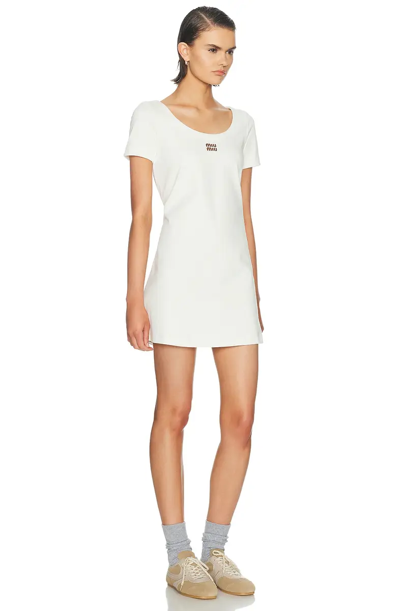 Miu Miu Jersey Dress | Thumbnail 2