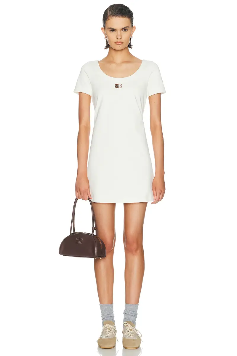 Miu Miu Jersey Dress | Image 1 Miu Miu Jersey Dress | Image 1