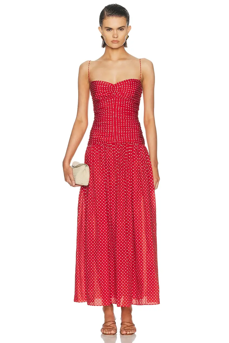 Matteau Gathered Drop Waist Dress | Image 1 Matteau Gathered Drop Waist Dress | Image 1