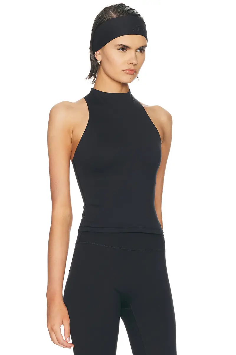 NikeSKIMS Matte Mock Neck Racer Tank Top | Thumbnail 2