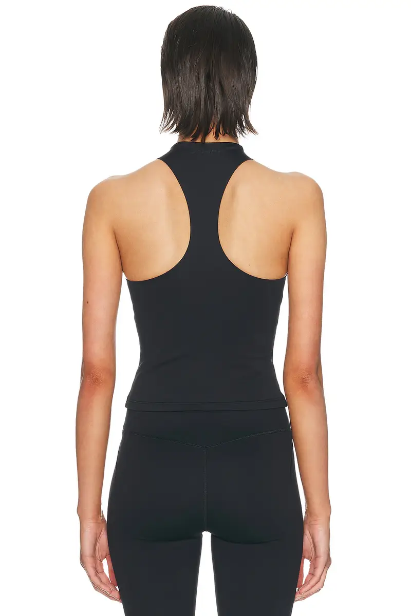 NikeSKIMS Matte Mock Neck Racer Tank Top | Thumbnail 3