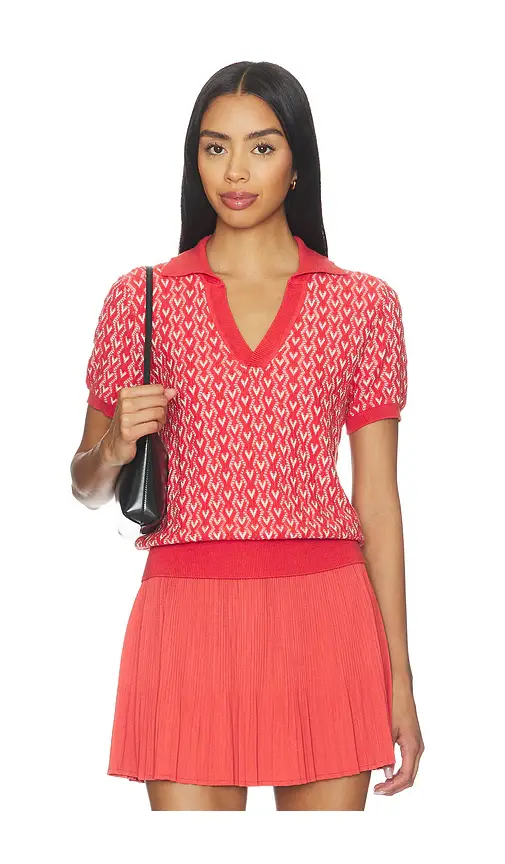 Varley Ezrella Knit Top | Image 1 Varley Ezrella Knit Top | Image 1