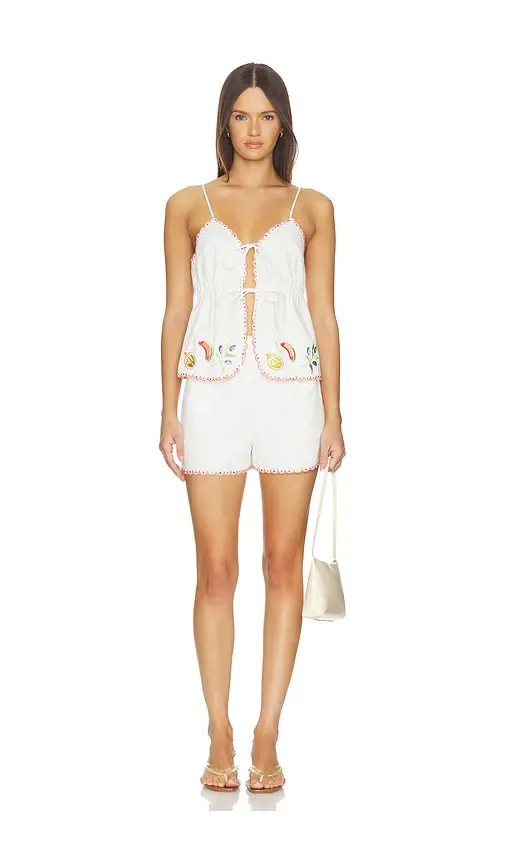 MINKPINK Santorini Embroidered Shorts | Thumbnail 5 MINKPINK Santorini Embroidered Shorts | Thumbnail 5