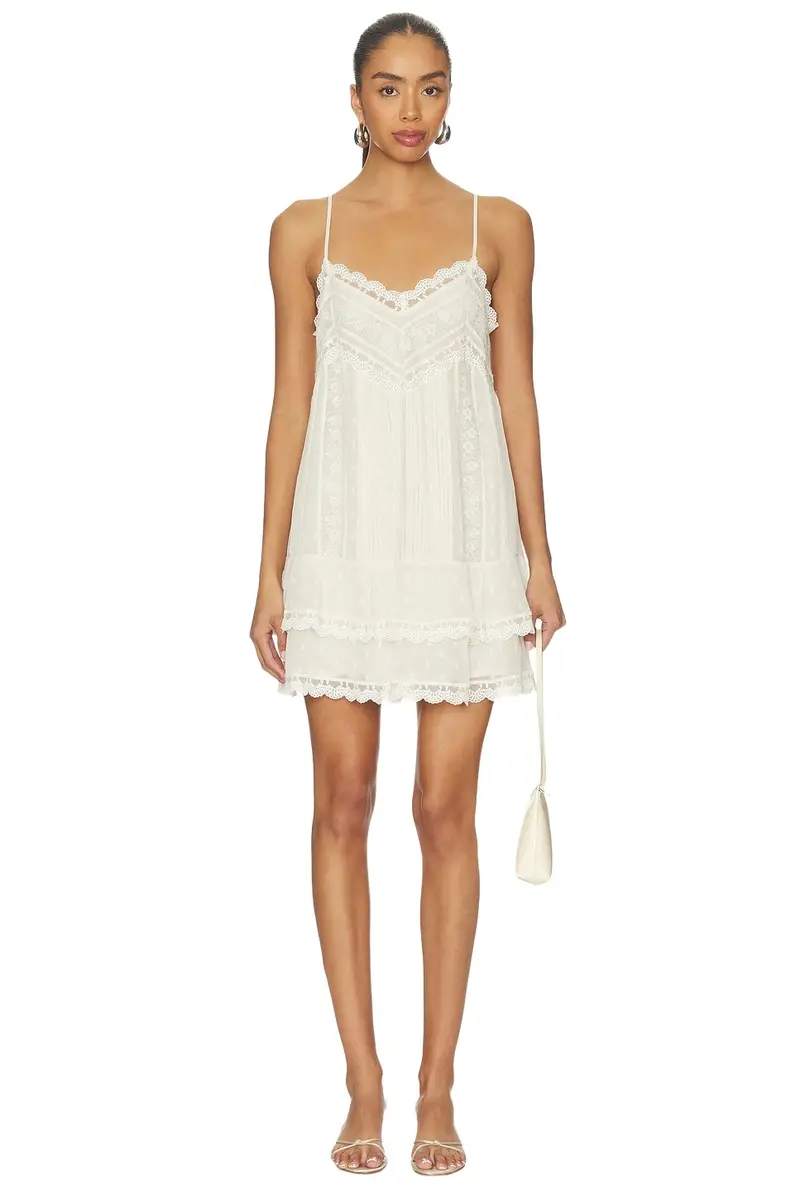 Lace Detail Mini Dress Lace Detail Mini Dress