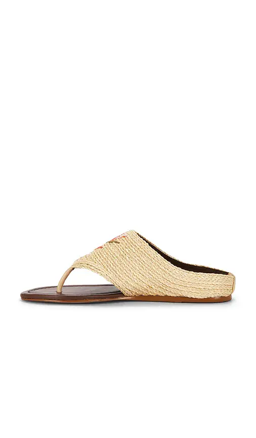 Farm Rio Raffia Icons Flat Sandal | Thumbnail 5