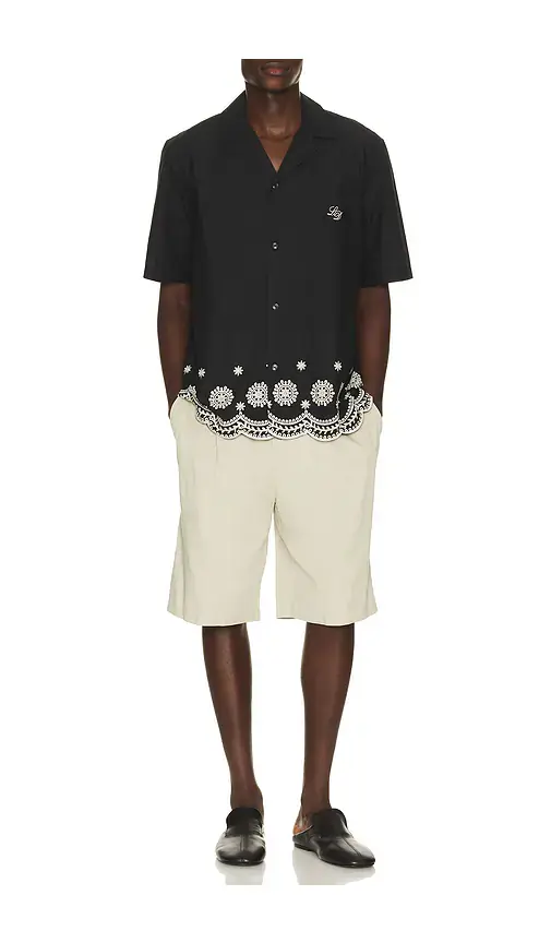 Les Deux Border Embroidery Shirt | Thumbnail 3 Les Deux Border Embroidery Shirt | Thumbnail 3