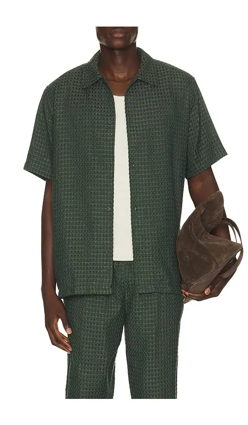 Les Deux Check Seersucker Shirt | Image 1 Les Deux Check Seersucker Shirt | Image 1