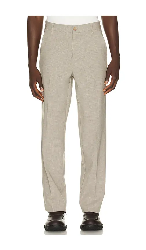 Les Deux Mini Check Slack Pants | Image 1 Les Deux Mini Check Slack Pants | Image 1