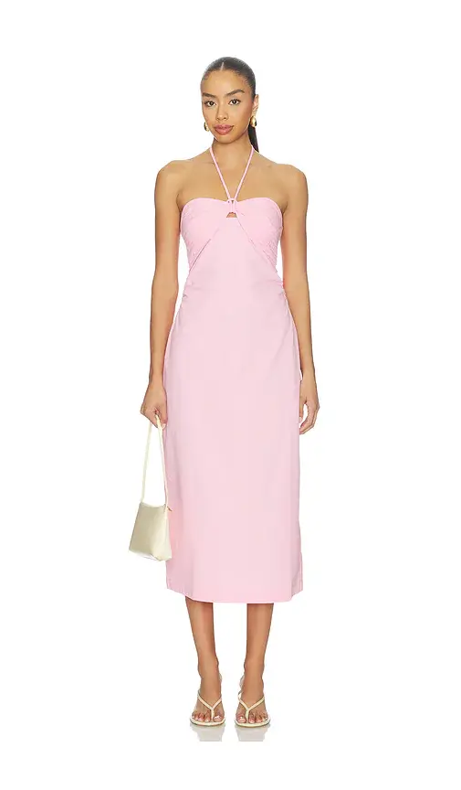 MINKPINK Gaia Halter Midi Dress | Image 1 MINKPINK Gaia Halter Midi Dress | Image 1