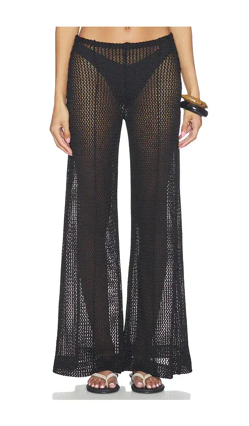 Ripley Rader Fishnet Wide Leg Pant | Image 1 Ripley Rader Fishnet Wide Leg Pant | Image 1