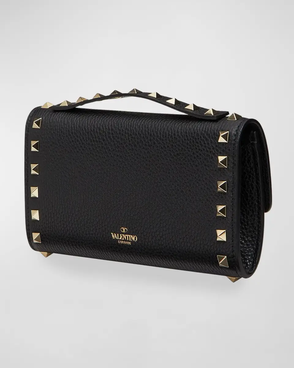 Valentino Garavani Rockstud Leather Wallet on Chain | Thumbnail 3 Valentino Garavani Rockstud Leather Wallet on Chain | Thumbnail 3