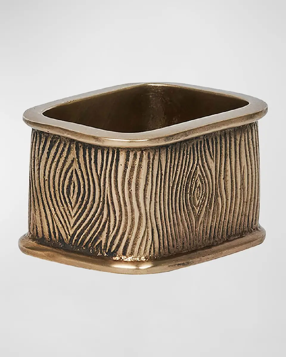 Juliska Blenheim Oak Brass Metal Napkin Ring | Thumbnail 2