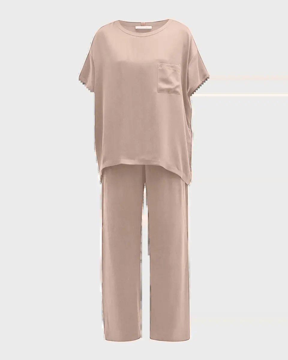 Lunya Washable Silk Tee Pant Set | Thumbnail 2