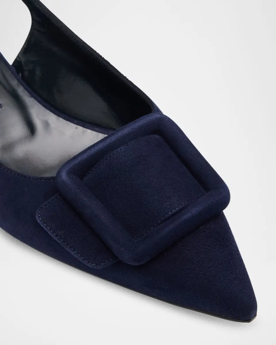 Manolo Blahnik Maylura Suede Slingback Ballerina Flats | Thumbnail 5 Manolo Blahnik Maylura Suede Slingback Ballerina Flats | Thumbnail 5