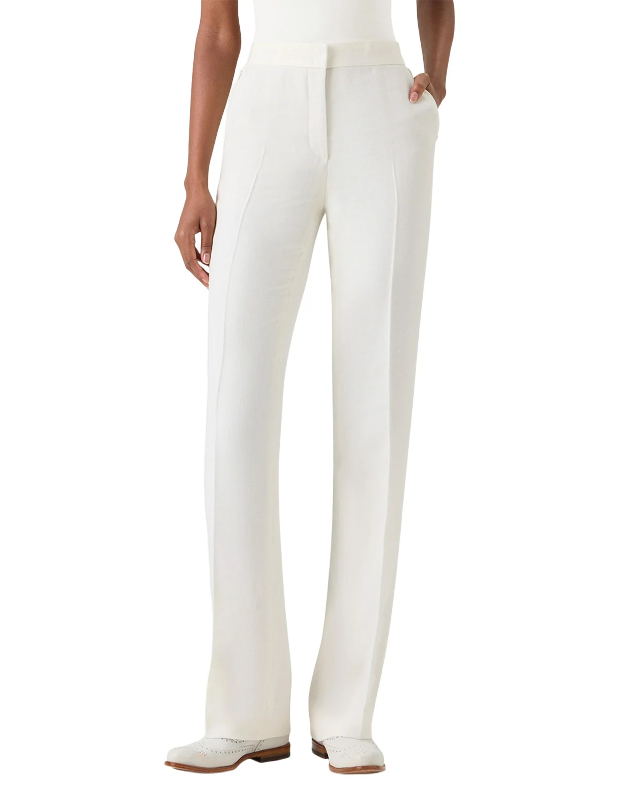Carl Linen-Wool Straight-Leg Pants Carl Linen-Wool Straight-Leg Pants