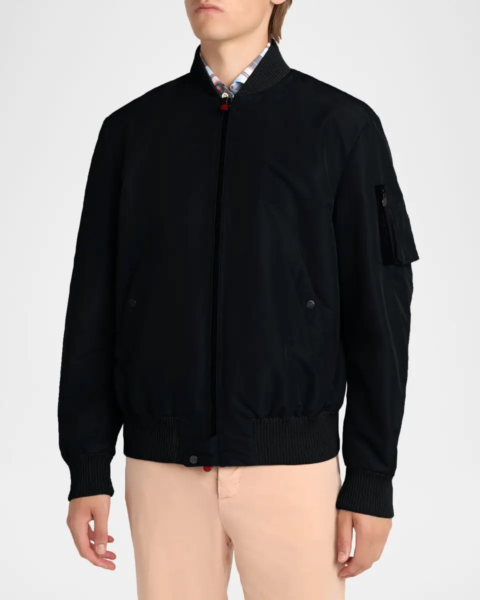 Kiton Men's Full-Zip Blouson | Thumbnail 3