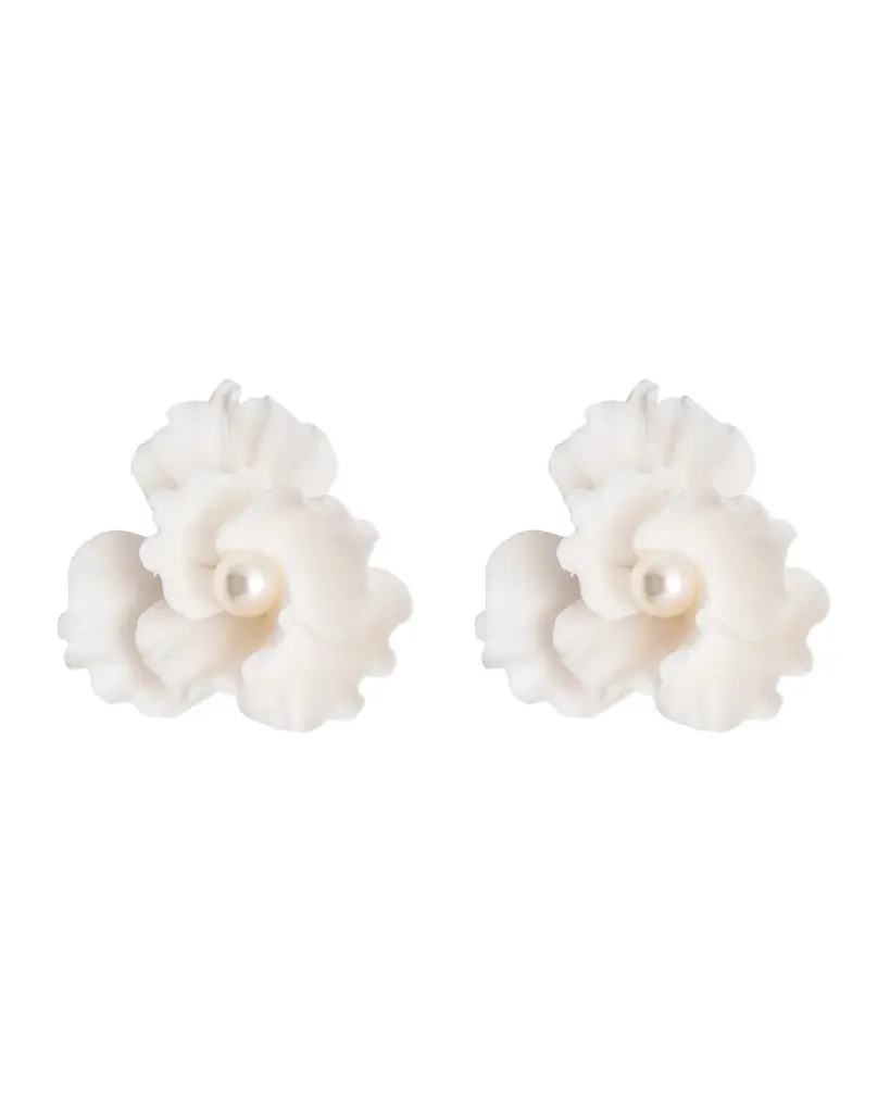 Jennifer Behr Karissa Flower Stud Earrings | Image 1 Jennifer Behr Karissa Flower Stud Earrings | Image 1