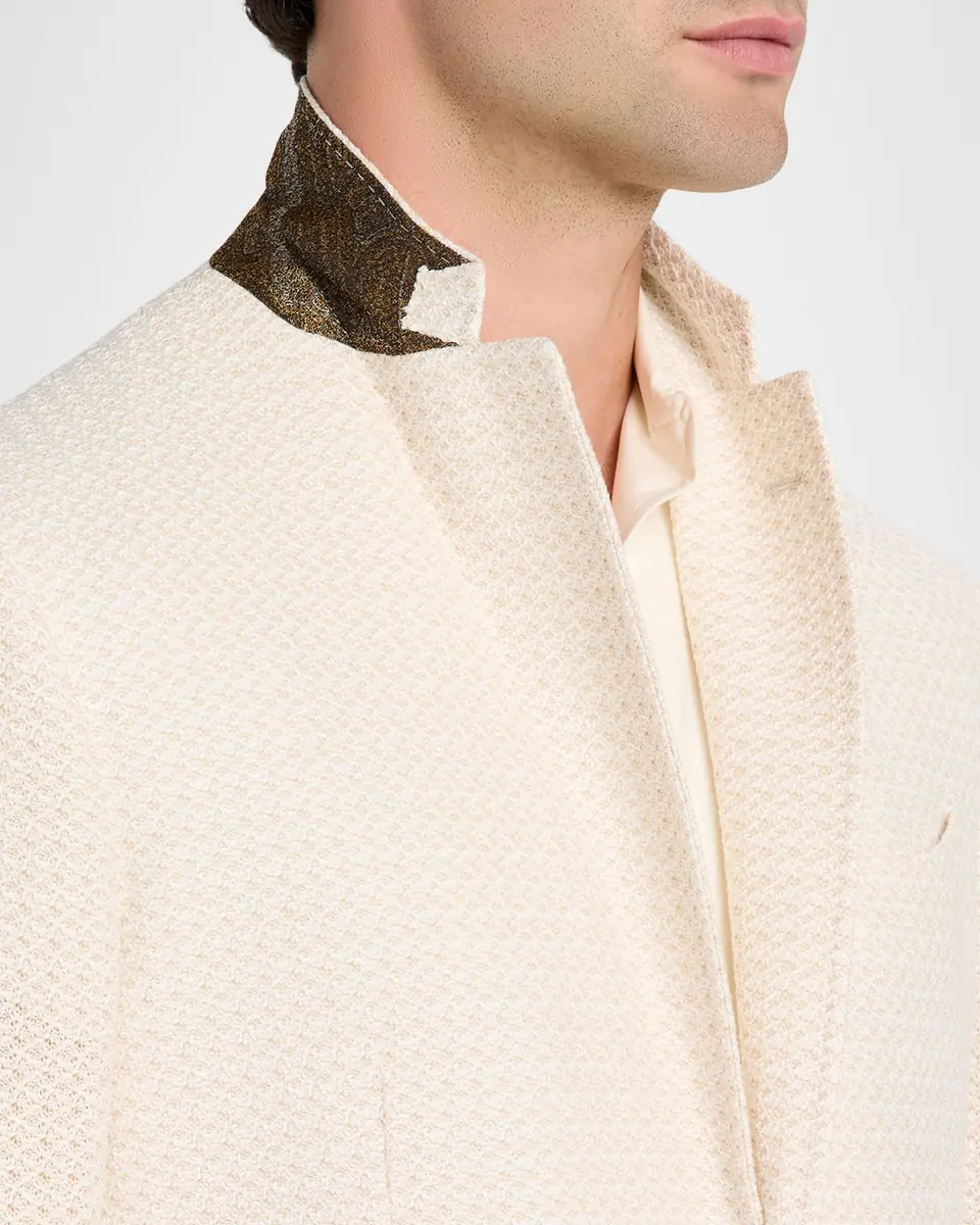 Etro Men's Camo Knit Jacket | Thumbnail 6