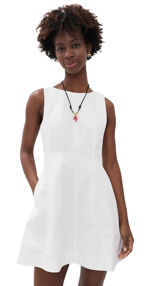 Madewell The Rylee Mini Dress White | Image 1 Madewell The Rylee Mini Dress White | Image 1
