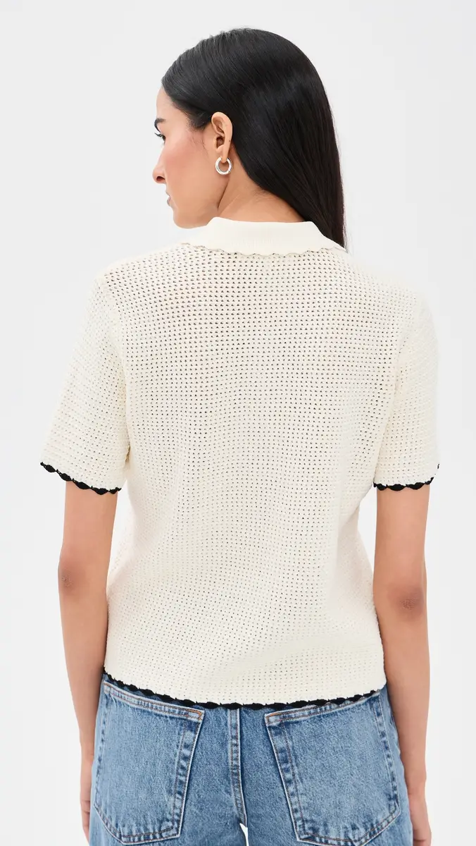 Frame The Daybreak Polo Top | Thumbnail 3 Frame The Daybreak Polo Top | Thumbnail 3