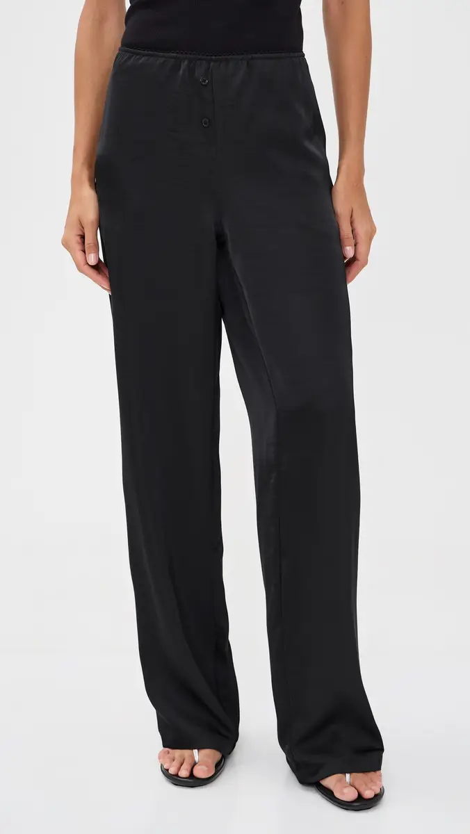 LIONESS In Bloom Pants Noir | Thumbnail 2 LIONESS In Bloom Pants Noir | Thumbnail 2