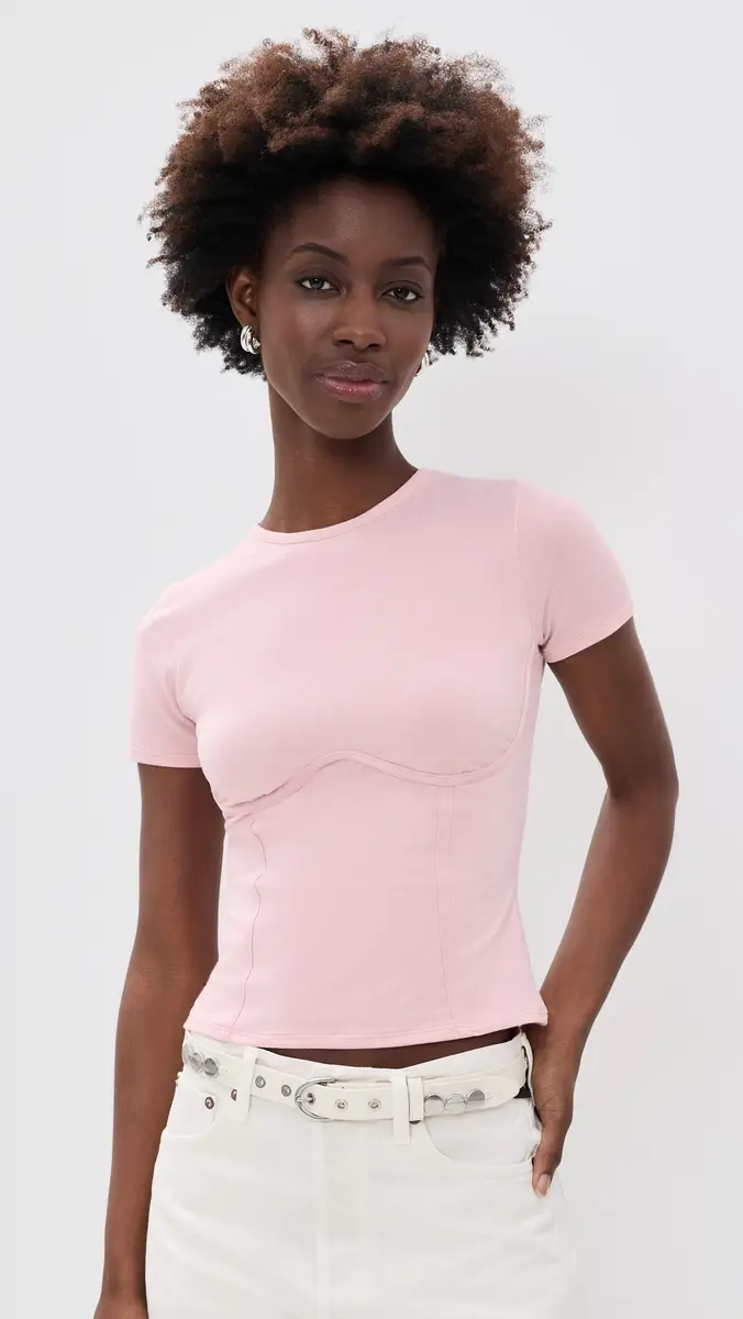 Fleur du Mal Cotton T-Shirt | Thumbnail 2 Fleur du Mal Cotton T-Shirt | Thumbnail 2