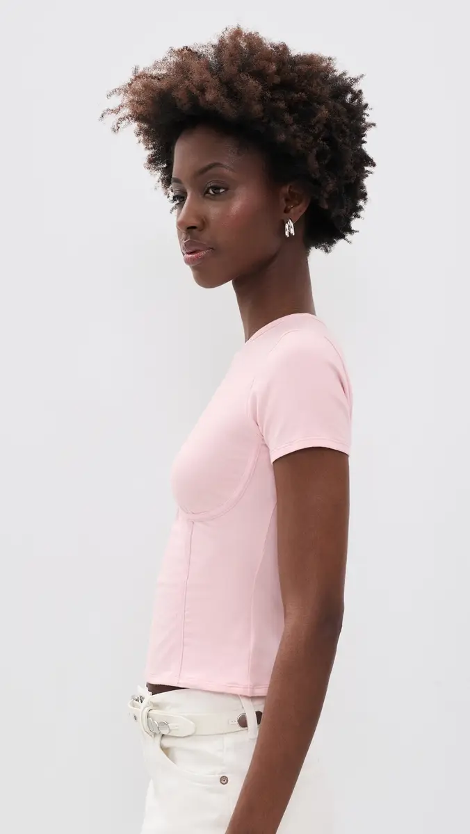 Fleur du Mal Cotton T-Shirt | Thumbnail 4 Fleur du Mal Cotton T-Shirt | Thumbnail 4