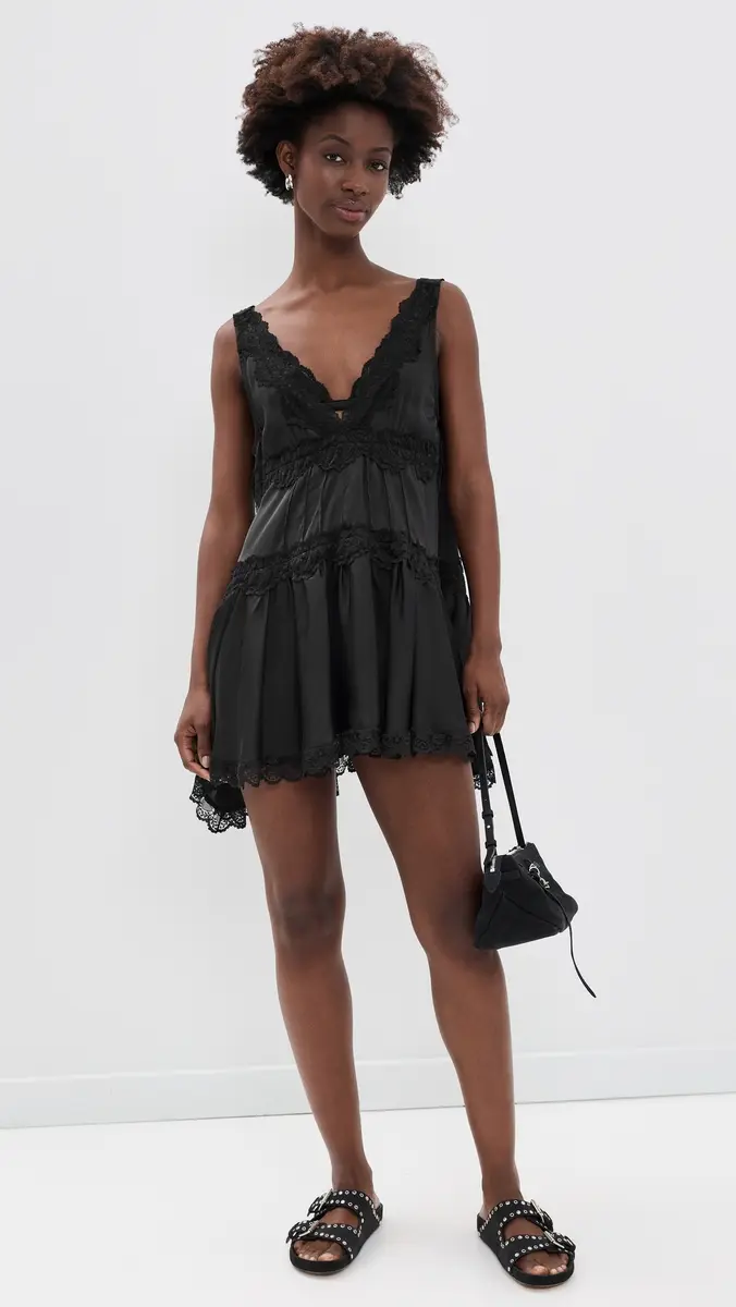 Free People In This Groove Mini Slip Dress | Thumbnail 5 Free People In This Groove Mini Slip Dress | Thumbnail 5