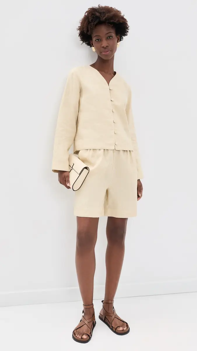 Posse Lucia Linen Shorts | Thumbnail 5