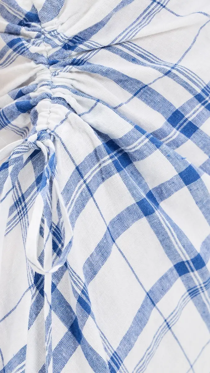 Madewell Ruched One-Shoulder Linen Midi Dress | Thumbnail 6 Madewell Ruched One-Shoulder Linen Midi Dress | Thumbnail 6