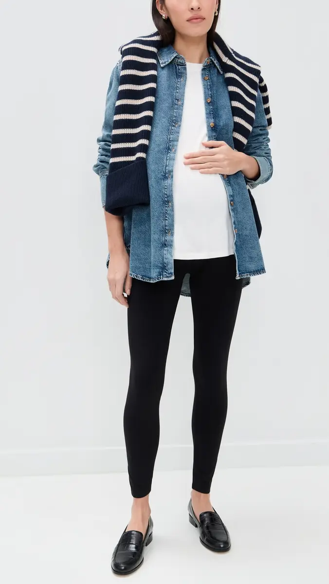 Hatch The Drapey Denim Boyfriend Shirt | Thumbnail 5 Hatch The Drapey Denim Boyfriend Shirt | Thumbnail 5